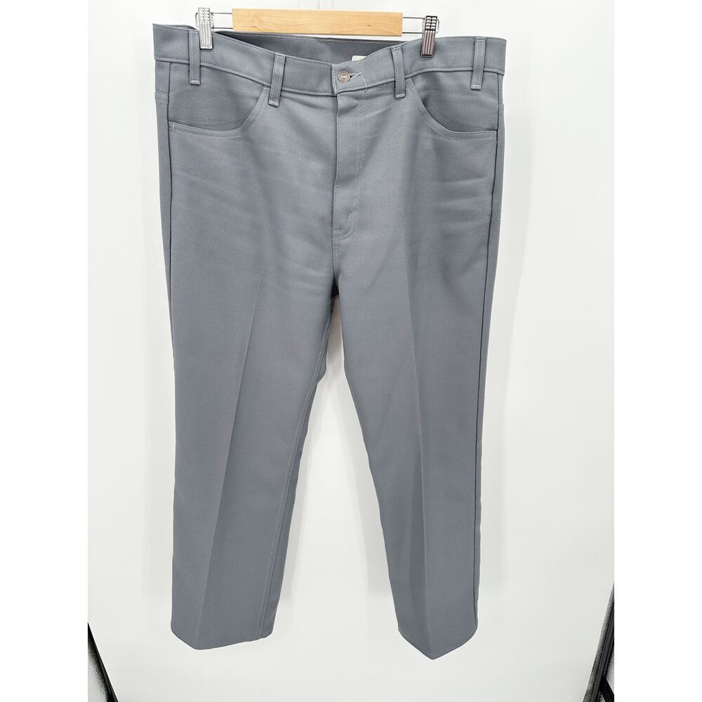 Vintage Levis 517 Pants Mens 40x30*‎ Gray Bootcut Black Gold Tab 90s Dacron USA